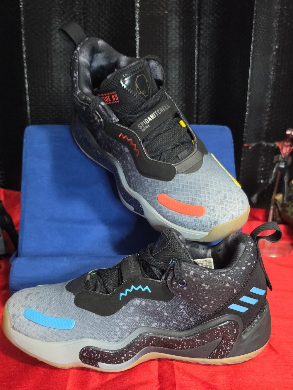 Spidamitchell Shoes - Gray with Blue & Red Accents Issue #3 Like New  (Xbox Edit